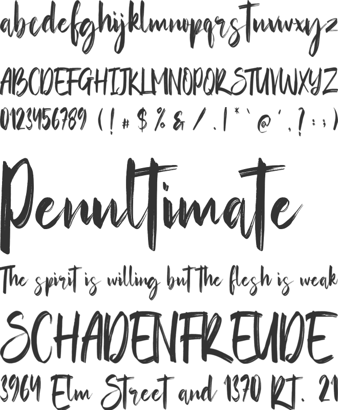 Starstuck font preview