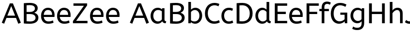 ABeeZee font