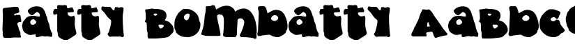 Fatty Bombatty font