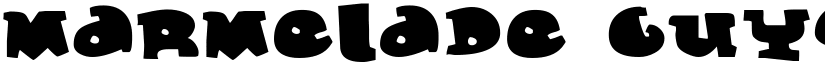 Marmelade Guys font