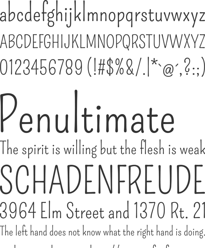 Pompiere font preview
