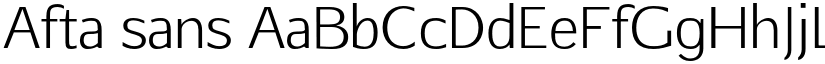 Afta sans font