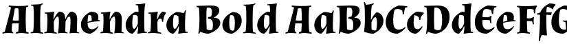 Almendra Bold font