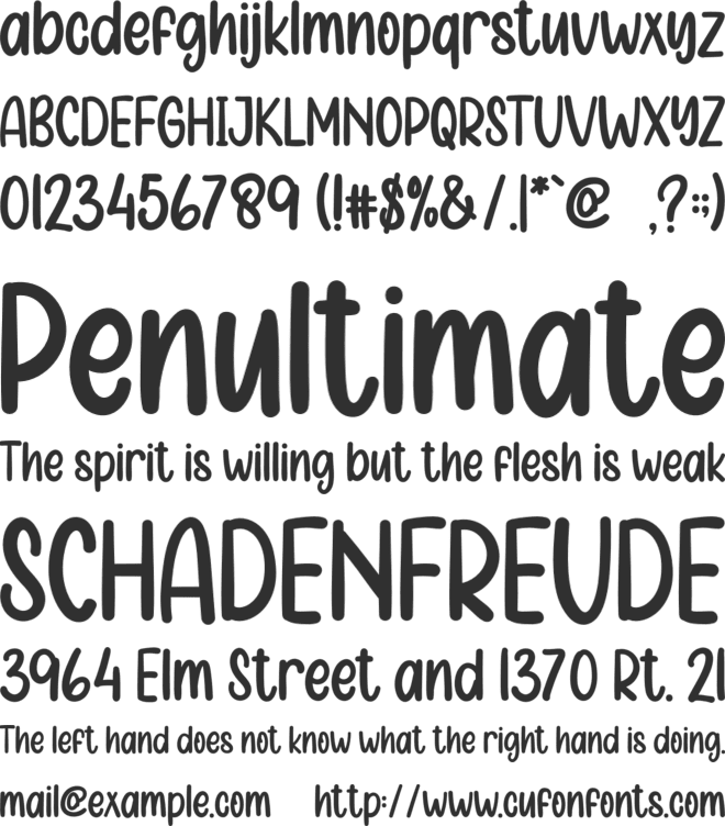 WINTER SNOWLAND font preview