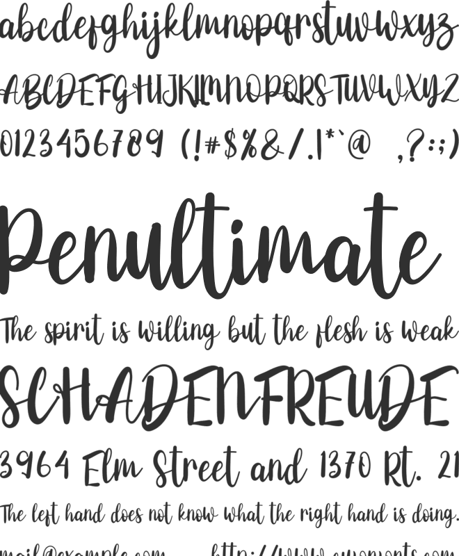 Charismatic Christma font preview