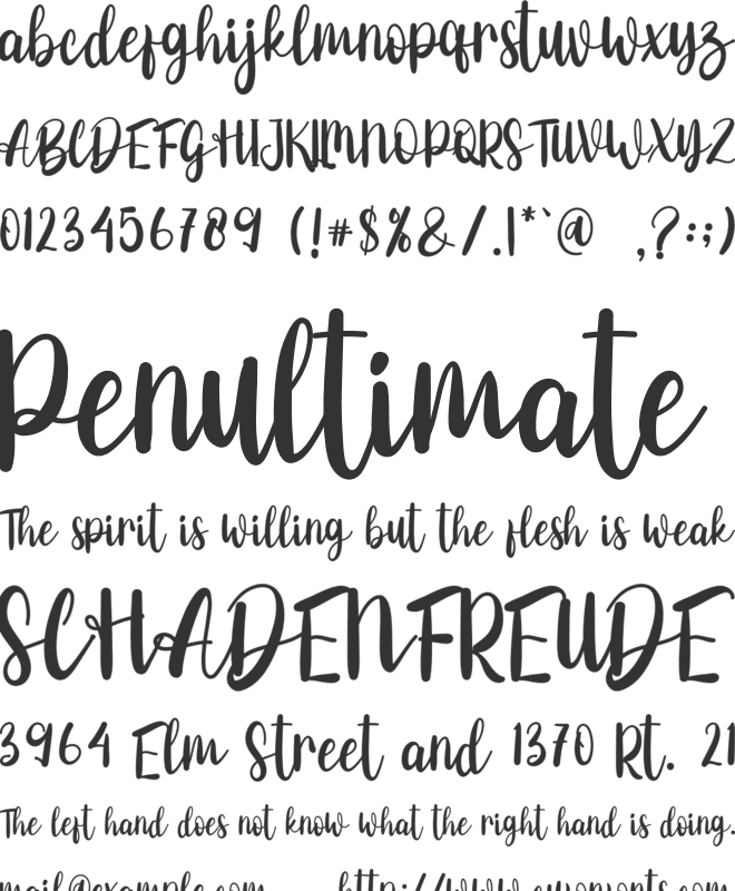 Charismatic Christma font preview