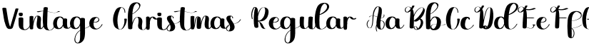 Vintage Christmas Regular font