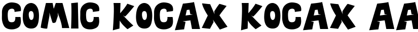 Comic Kocax Kocax font