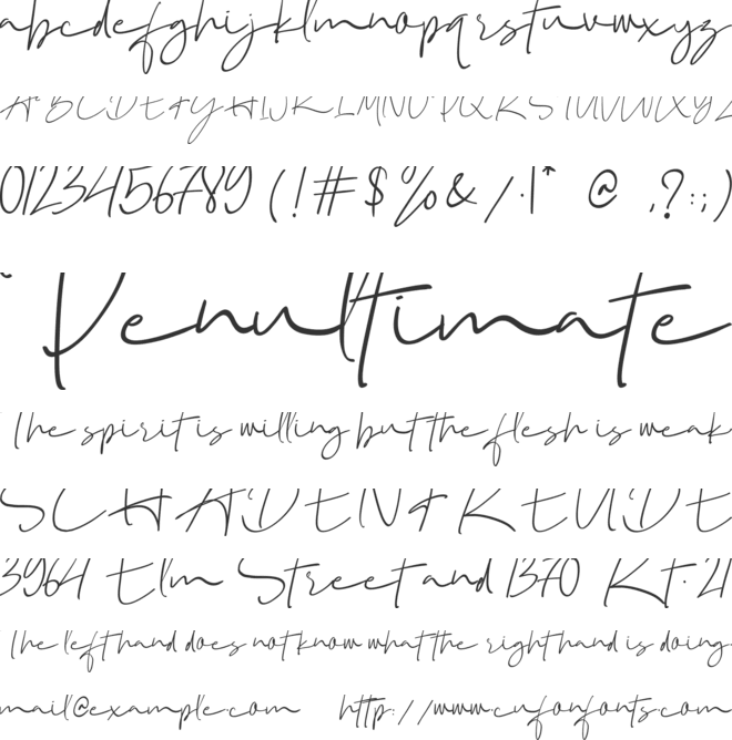 Baletta font preview