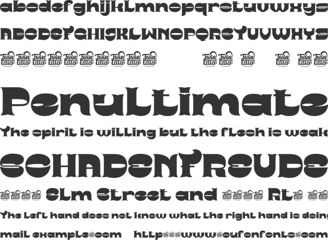 ROGES trial font preview