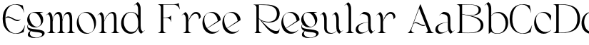 Egmond Free Regular font