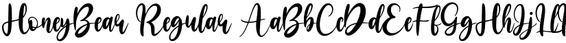HoneyBear Regular font