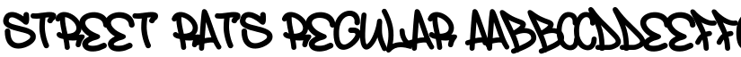 Street Rats Regular font