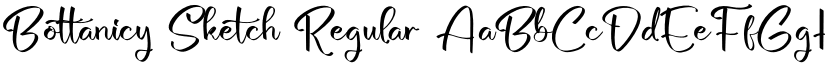 Bottanicy Sketch font download