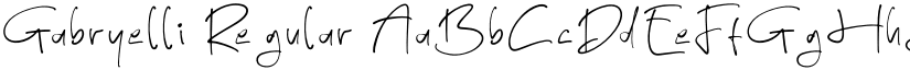 Gabryelli font download
