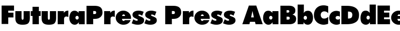 FuturaPress Press font