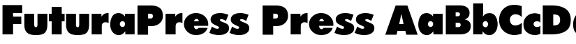 FuturaPress Press font