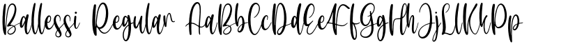 Ballessi Regular font