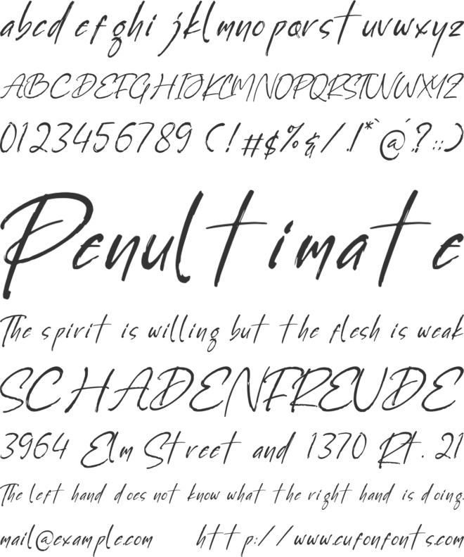 Blockbustter font preview