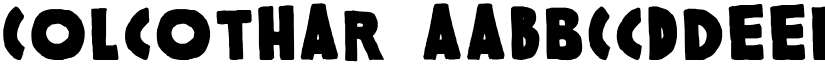 Colcothar font download