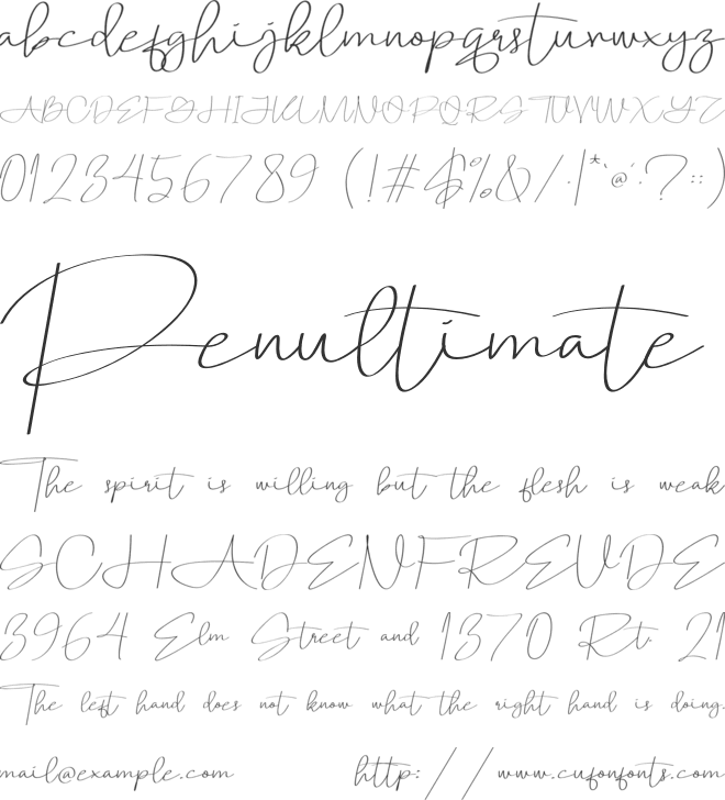 Konzerban font preview