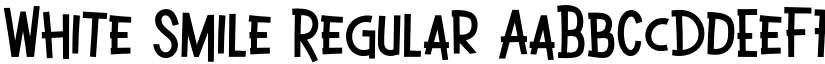 White Smile Regular font
