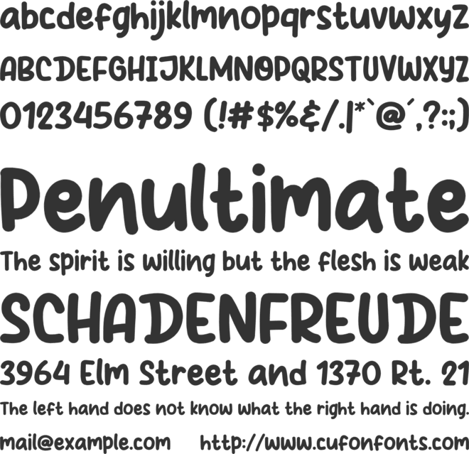 Violet Smile font preview