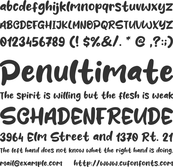 Laguna Smile font preview