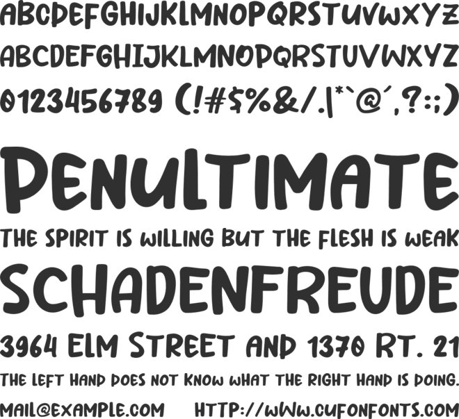 Ivory Smile font preview