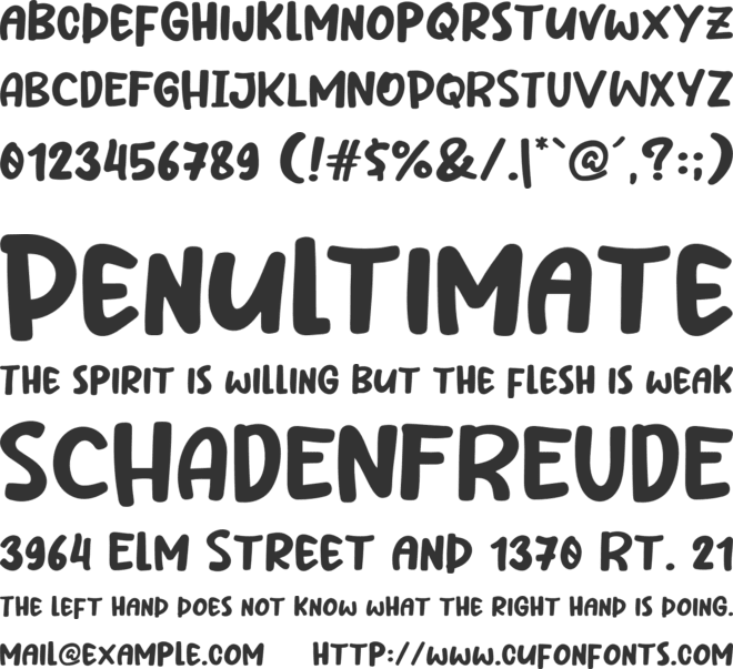 Ivory Smile font preview