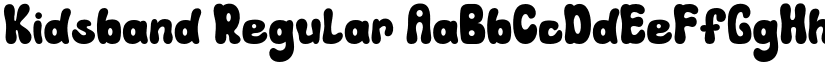Kidsband Regular font
