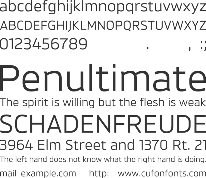 BrokmanTrial font preview