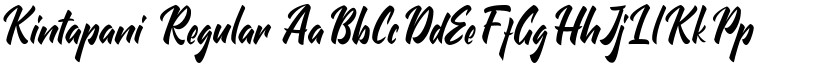 Kintapani Regular font