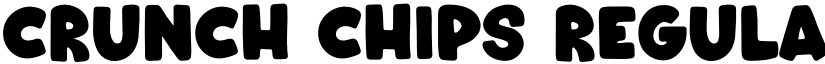 Crunch Chips Regular font
