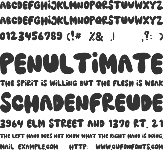 Hero Fest font preview