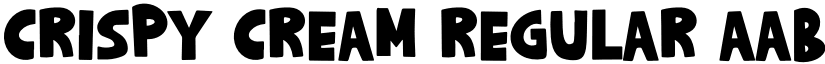 Crispy Cream Regular font