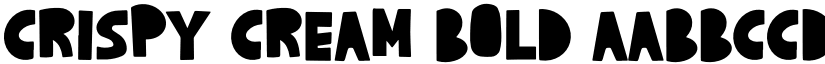 Crispy Cream Bold font