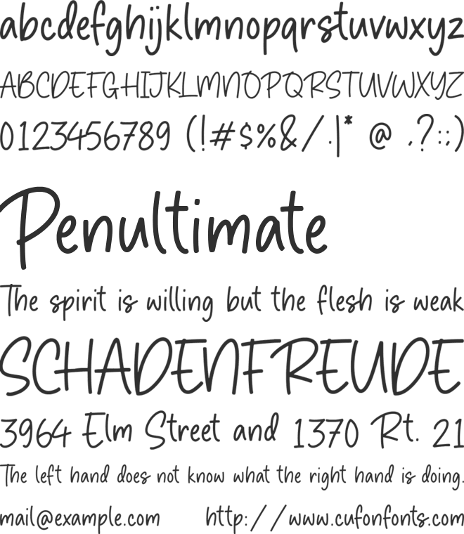 Simple Games font preview