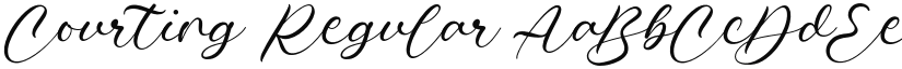 Courting font download