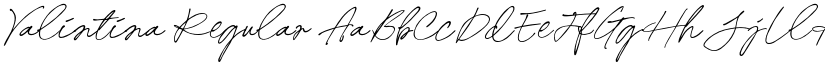 Valintina Regular font