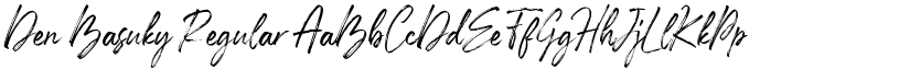 Den Basuky Regular font