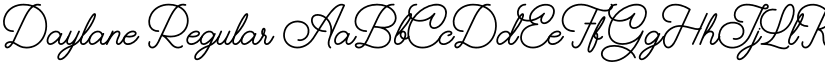 Daylane Regular font
