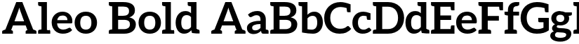 Aleo Bold font