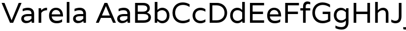 Varela font