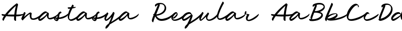 Anastasya font download