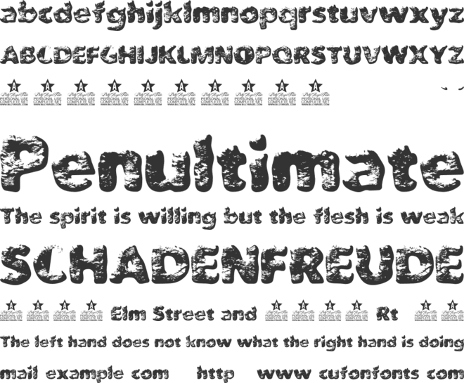 Kidsplay Personal Use font preview