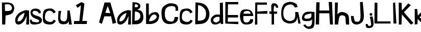 Pascu1 font