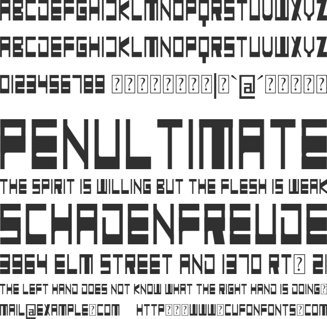 Faqro Pro Try font preview