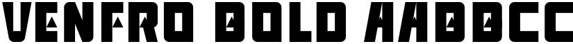 venfro Bold font