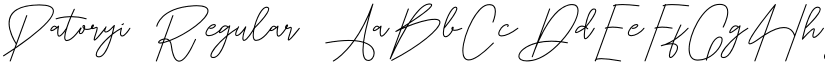 Patoryi Regular font